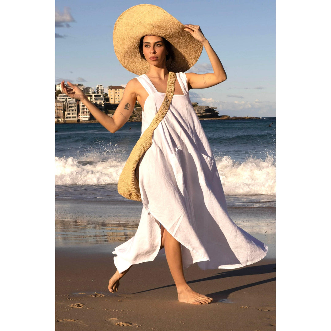 Paros Pinafore Dress – La Luna Lifestyle