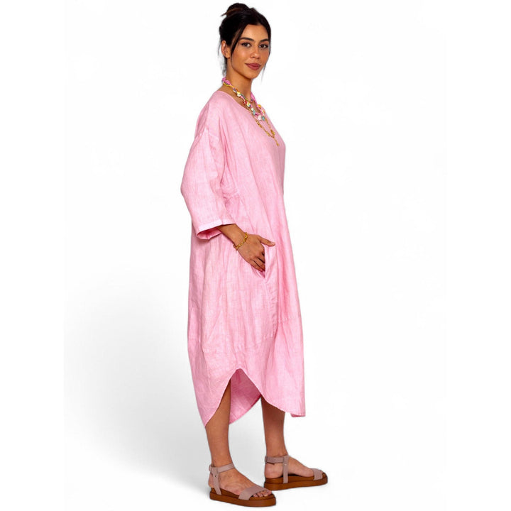 Linen Tulip Dress – La Luna Lifestyle