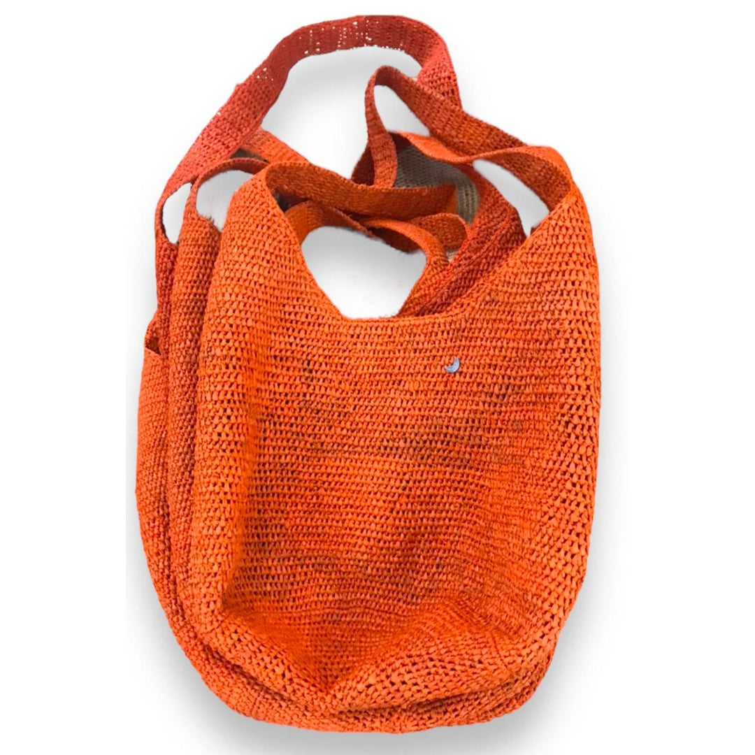 coach raffia hobo bag orange leather Hobo Raffia Bag – La Luna 