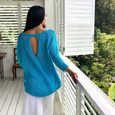 Open Back Pullover - LaLunaLifestyle